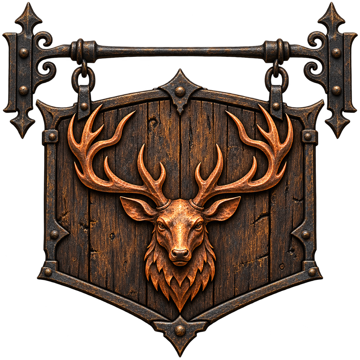 The Copper Stag Inn crest